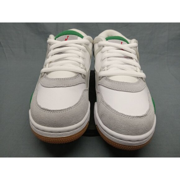 Nike Boys Air Jordan 4 RM (GS) Sneakers Mesh White Green Size 5 NEW NO BOX! - Picture 3 of 11